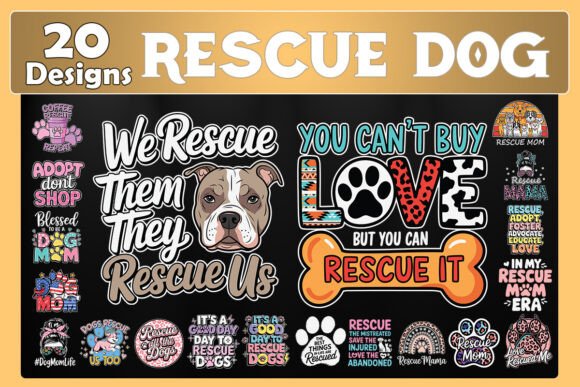 Download Rescue Dog SVG Bundle - Dog svg bundle Collection