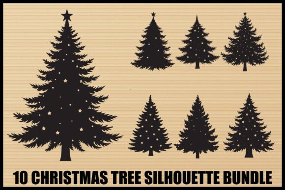 Download Christmas Tree Silhouette Bundle - Premium Resources