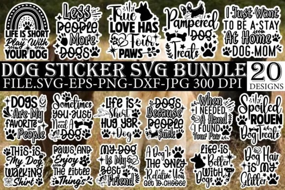 Download Dog SVG Bundle, Dog Sticker SVG Bundle - Dog svg bundle Collection
