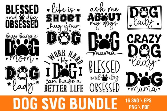 Download Dog SVG Bundle, Dog Quotes Bundle - Dog svg bundle Collection