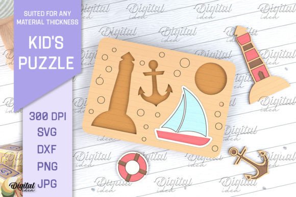 Download Kids Puzzles Laser Cut. Educational SVG - Educational svg Collection