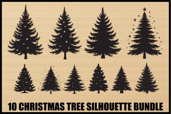 Download Christmas Tree Silhouette Bundle - Premium Resources