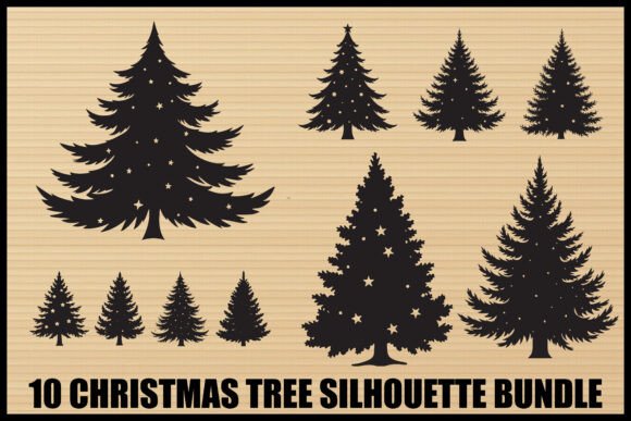 Download Christmas Tree Silhouette Bundle - Premium Resources