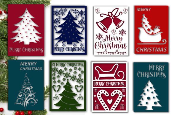 Download Merry Christmas Card SVG Bundle - Christmas card svg bundle Collection