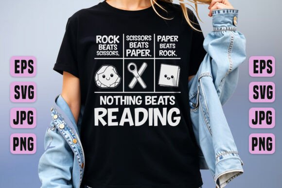 Download Nothing Beats Reading Graphics T-shirt - Reading graphics Collection