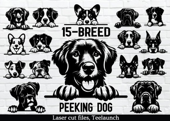 Download 15-PEEKING DOG SVG Bundle - Dog svg bundle Collection